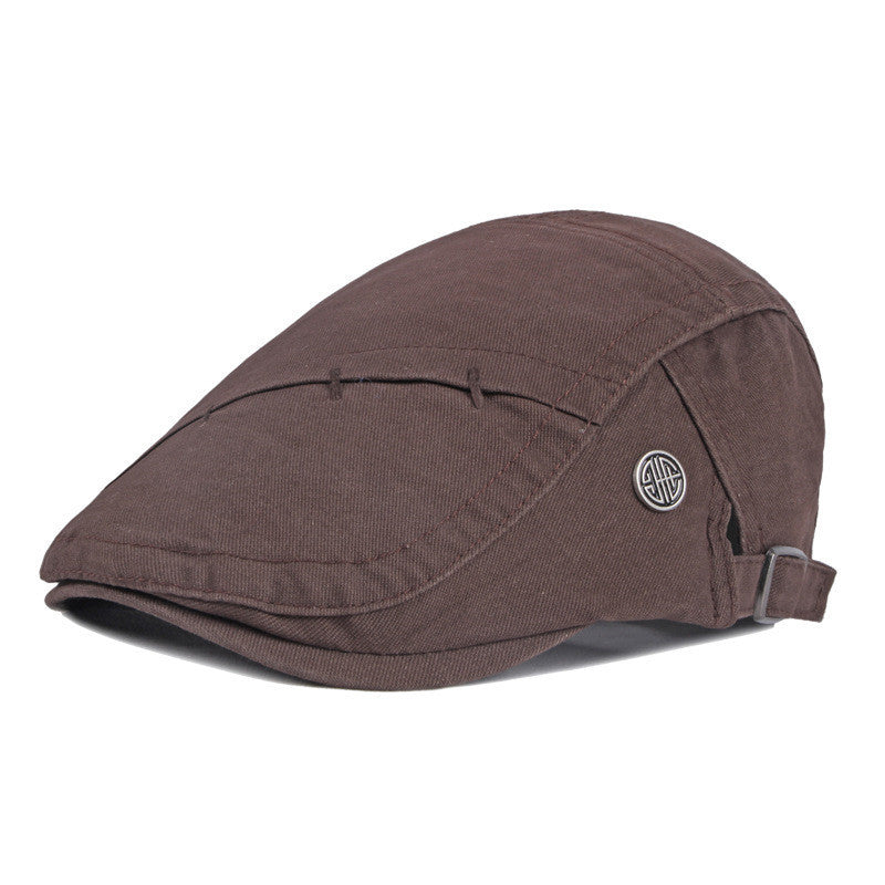 Retro Literary Casual Personality Stitched Beret - Urban Caps 