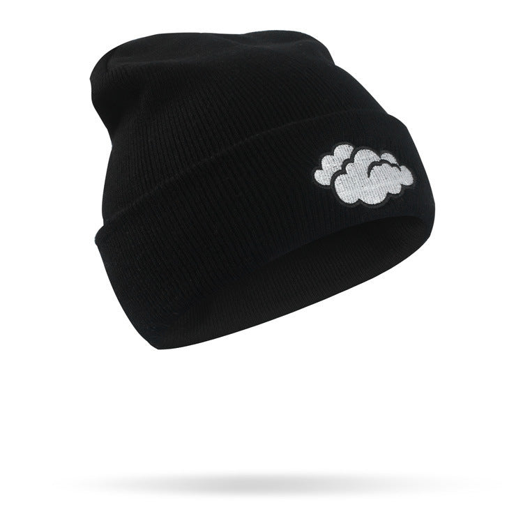 Fashion Fashionmonger Hip Hop Woolen Cap Creative Weather Embroidery Knitted Hat - Urban Caps 