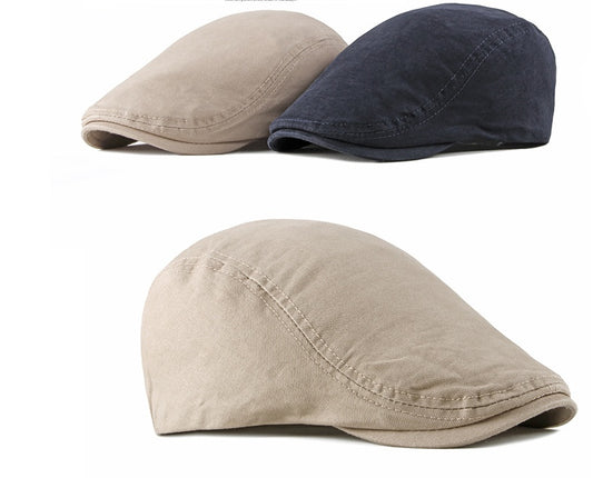 Men's Simple Art Retro Casual Spring And Autumn Beret - Urban Caps 