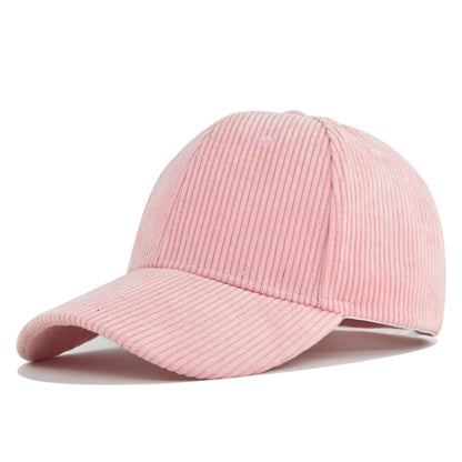 Fashion Corduroy All-matching Peaked Cap Men - Urban Caps 