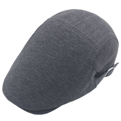 Men’s Classic Flat Top Newsboy Cap – Retro Autumn Beret | Adjustable Fit - Urban Caps 