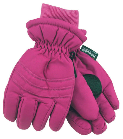Kid’s Waterproof Ski Gloves with Thinsulate™ Fleece Lining and Textured Palm Grip