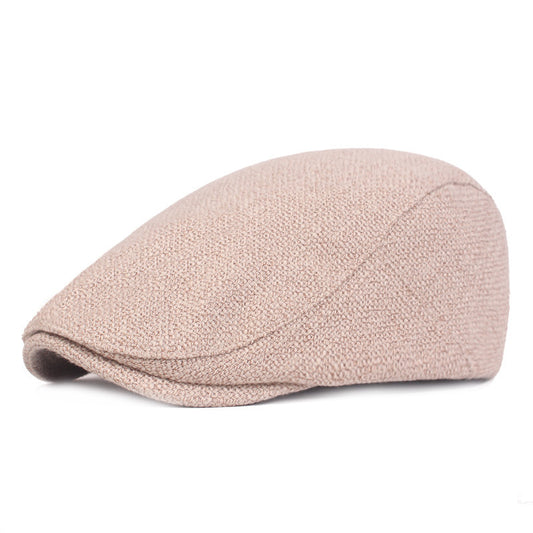 Outdoor Tourism Monochrome Cotton And Linen Berets - Urban Caps 