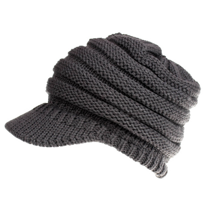 Cozy Knit Ponytail Beanies for Women: Autumn-Winter Warmth - Urban Caps 