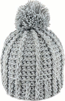 Kid's Chunky Acrylic Crochet Beanie with Pom-Pom – Soft Knit Winter Hat