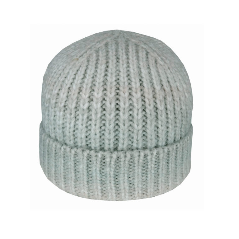 Ellis Kid’s Rib Knit Ombre Beanie – Acrylic Blend Cuffed Winter Hat