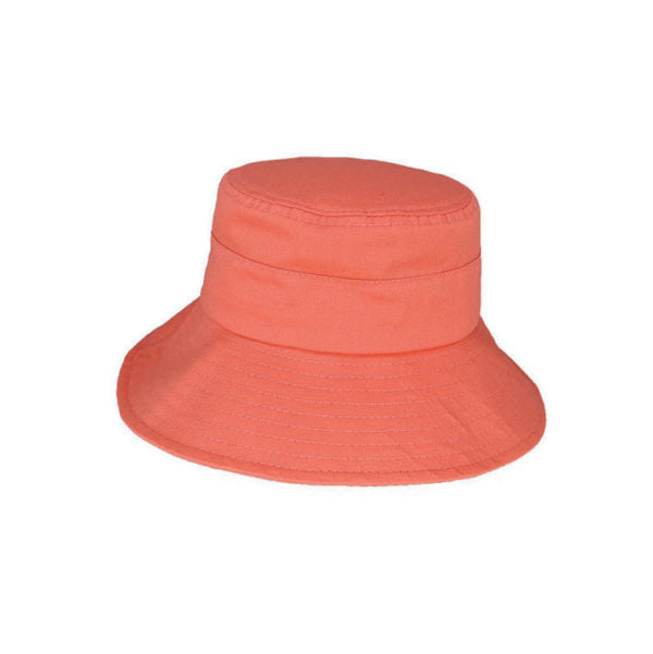 Kids’ Cotton Ponytail Bucket Hat – UPF50+ Sun Protection, Adjustable Fit