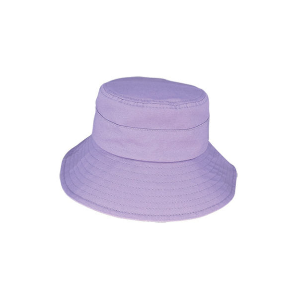 Kids’ Cotton Ponytail Bucket Hat – UPF50+ Sun Protection, Adjustable Fit