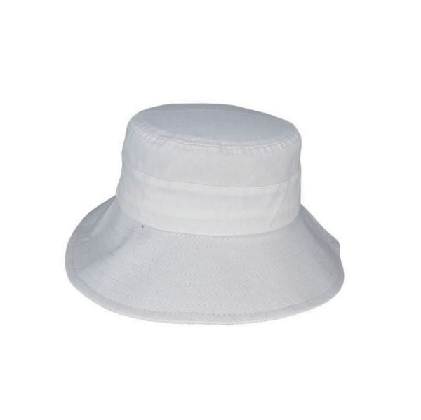 Kids’ Cotton Ponytail Bucket Hat – UPF50+ Sun Protection, Adjustable Fit