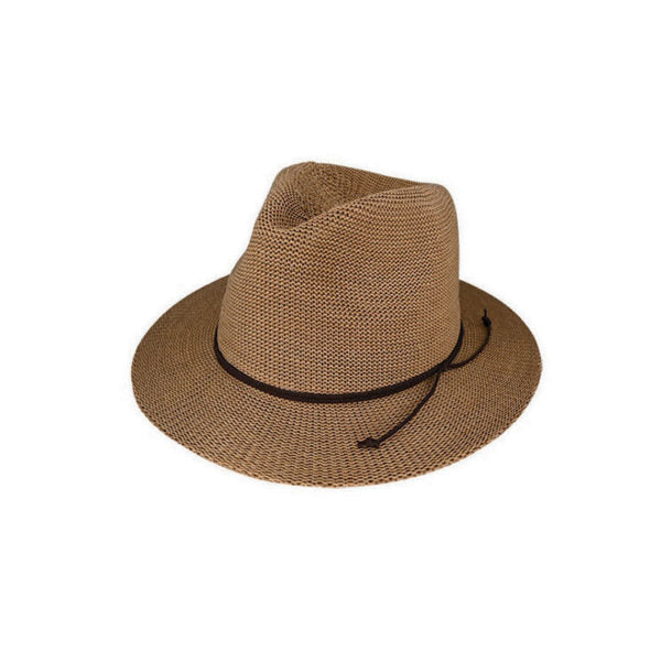 Lexi Kid’s Crushable Polyester Knit Fedora Hat with UPF 50+ Sun Protection