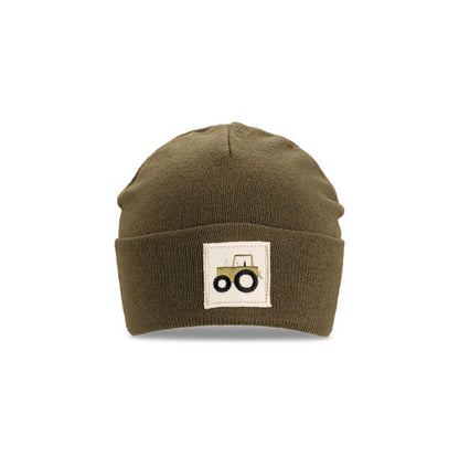 Fergus – Kid’s Acrylic Knit Tractor Beanie
