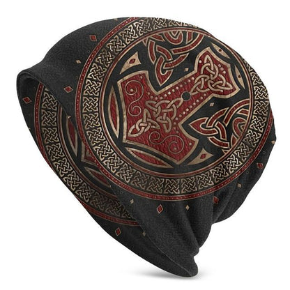 Creative Print Knitted Hat: Fashionable Choice for Men and Women - Urban Caps 
