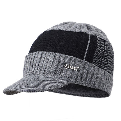 Bib Autumn And Winter Plus Velvet Hat - Urban Caps 