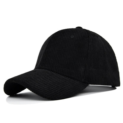 Fashion Corduroy All-matching Peaked Cap Men - Urban Caps 