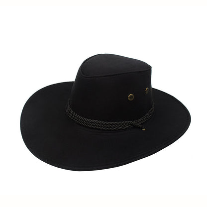 Cowboy Hat Spring And Summer Outdoor Sun Hat Men's Horse Riding Beach Hat - Urban Caps 