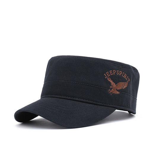 Men’s Casual Flat Cap – Cotton Jacquard Stitch Cap | Adjustable Fit - Urban Caps 