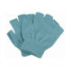 Children’s Fingerless Acrylic Knit Gloves with Ribbed Cuff – Ainsley