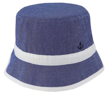 Anchor – Kids' Bucket Hat with Chin Tie and Wide Brim