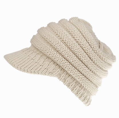 Cozy Knit Ponytail Beanies for Women: Autumn-Winter Warmth - Urban Caps 