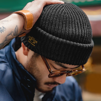 Vintage Melon Skin Knit Beanie: Cozy and Stylish Warmth - Urban Caps 