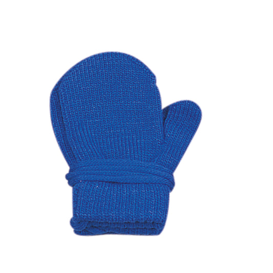 Ari Children's Stretch Acrylic Knit Mittens with Connecting Cord