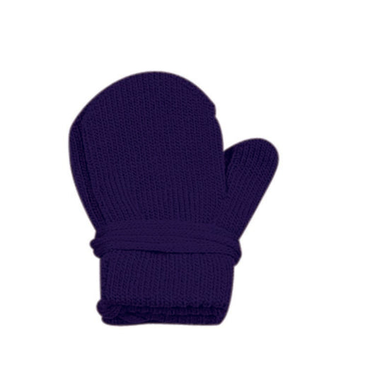 Ari Children's Stretch Acrylic Knit Mittens with Connecting Cord