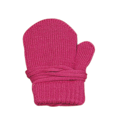 Ari Children's Stretch Acrylic Knit Mittens with Connecting Cord