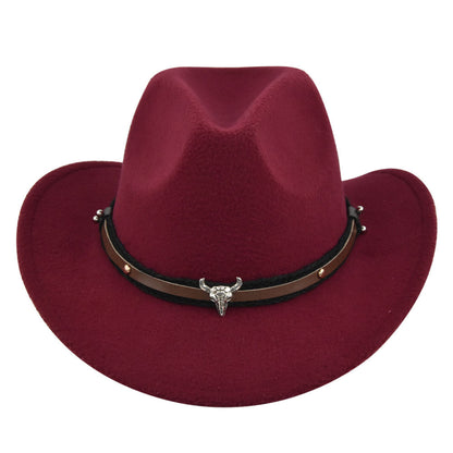 Cowhead Western Cowboy Hat Cornice - Urban Caps 