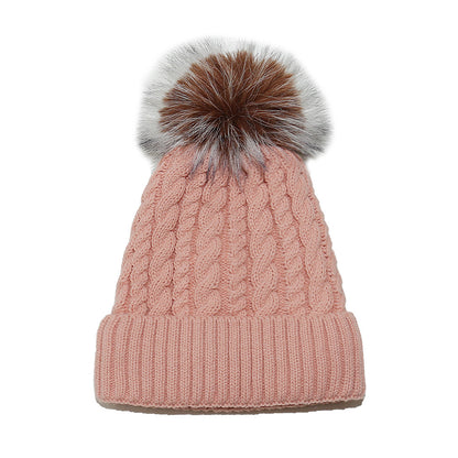 All-match Fleece Lined Padded Warm Keeping Solid Color Woolen Hat - Urban Caps 
