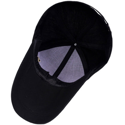 Canvas Small F Baseball Cap Men And Women Fashion Four Seasons Leisure - Urban Caps 