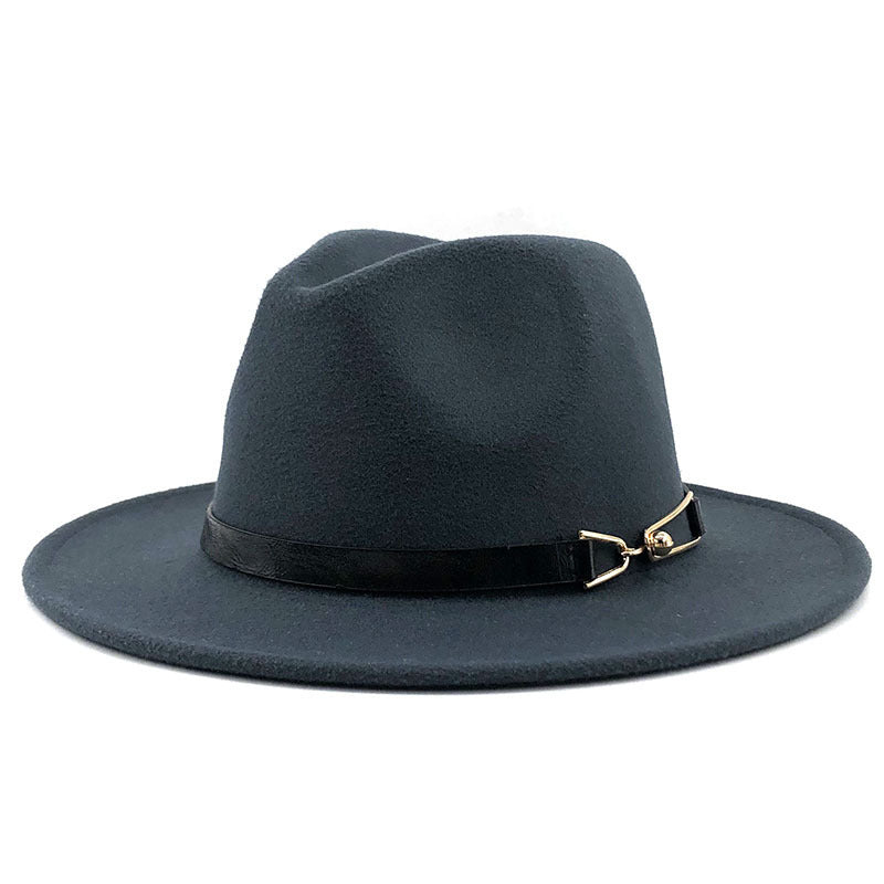 Popular Fedora British Vintage Top Fashion Ladies Woolen Hat - Urban Caps 