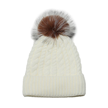 All-match Fleece Lined Padded Warm Keeping Solid Color Woolen Hat - Urban Caps 