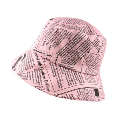 Men And Women Do Old Newspaper Pattern Printing Sun Hat - Urban Caps 