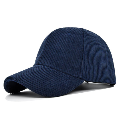 Fashion Corduroy All-matching Peaked Cap Men - Urban Caps 