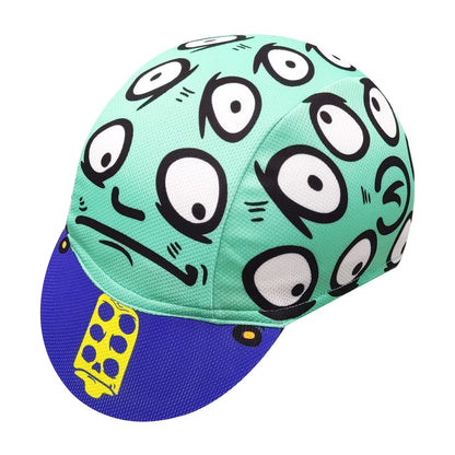 Alien Invasion Cycling Cap Breathable Durable Acrylic Headwear For Cyclists