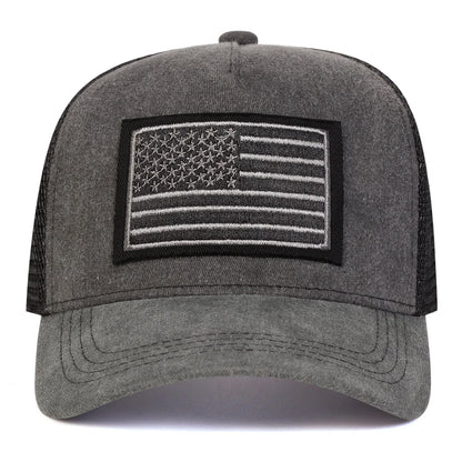 American Flag Trucker - Cap