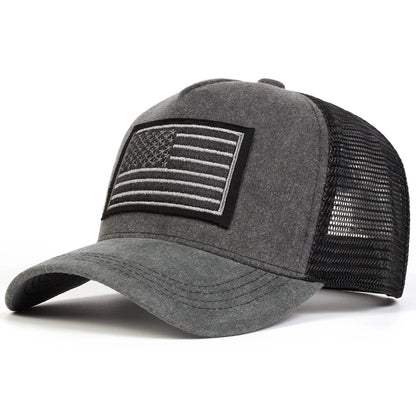 American Flag Trucker - Cap