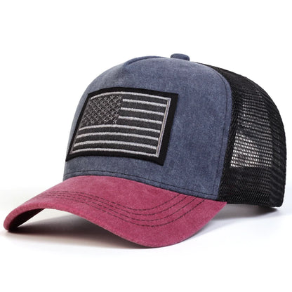 American Flag Trucker - Cap