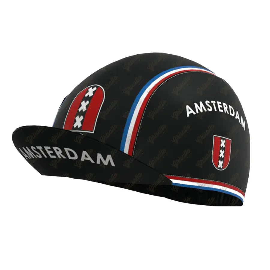Amsterdam Retro Cycling Cap Acrylic Classic City Riding Hat For Urban Commuters