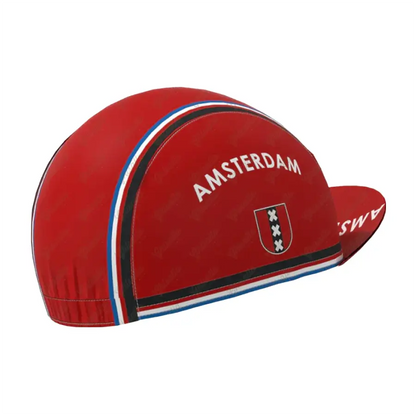 Amsterdam Retro Cycling Cap Acrylic Classic City Riding Hat For Urban Commuters