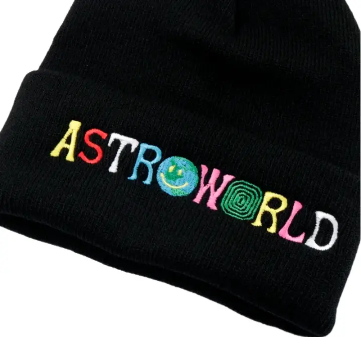 Astroworld Black Classic Beanie - Urban Caps