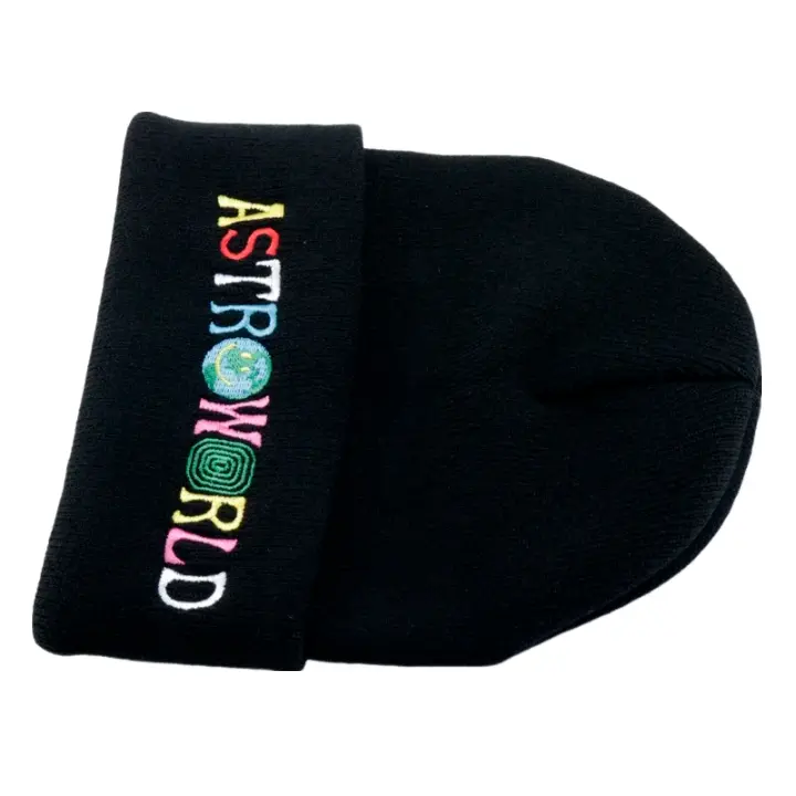 Astroworld Black Classic Beanie - Urban Caps