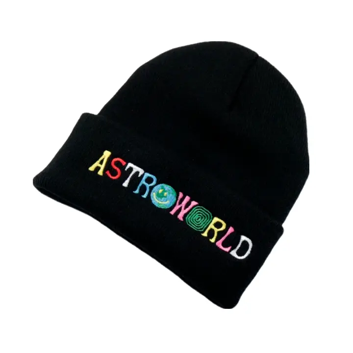 Astroworld Black Classic Beanie - Urban Caps