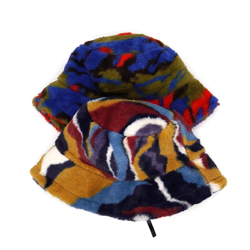 Autumn Abstract Fur Hat Luxurious Comfort and Style - Urban Caps
