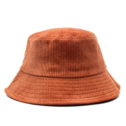 Autumn Corduroy Bucket Hat – Soft Cotton Everyday Hat
