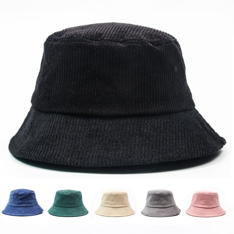 Autumn Corduroy Bucket Hat – Soft Cotton Everyday Hat