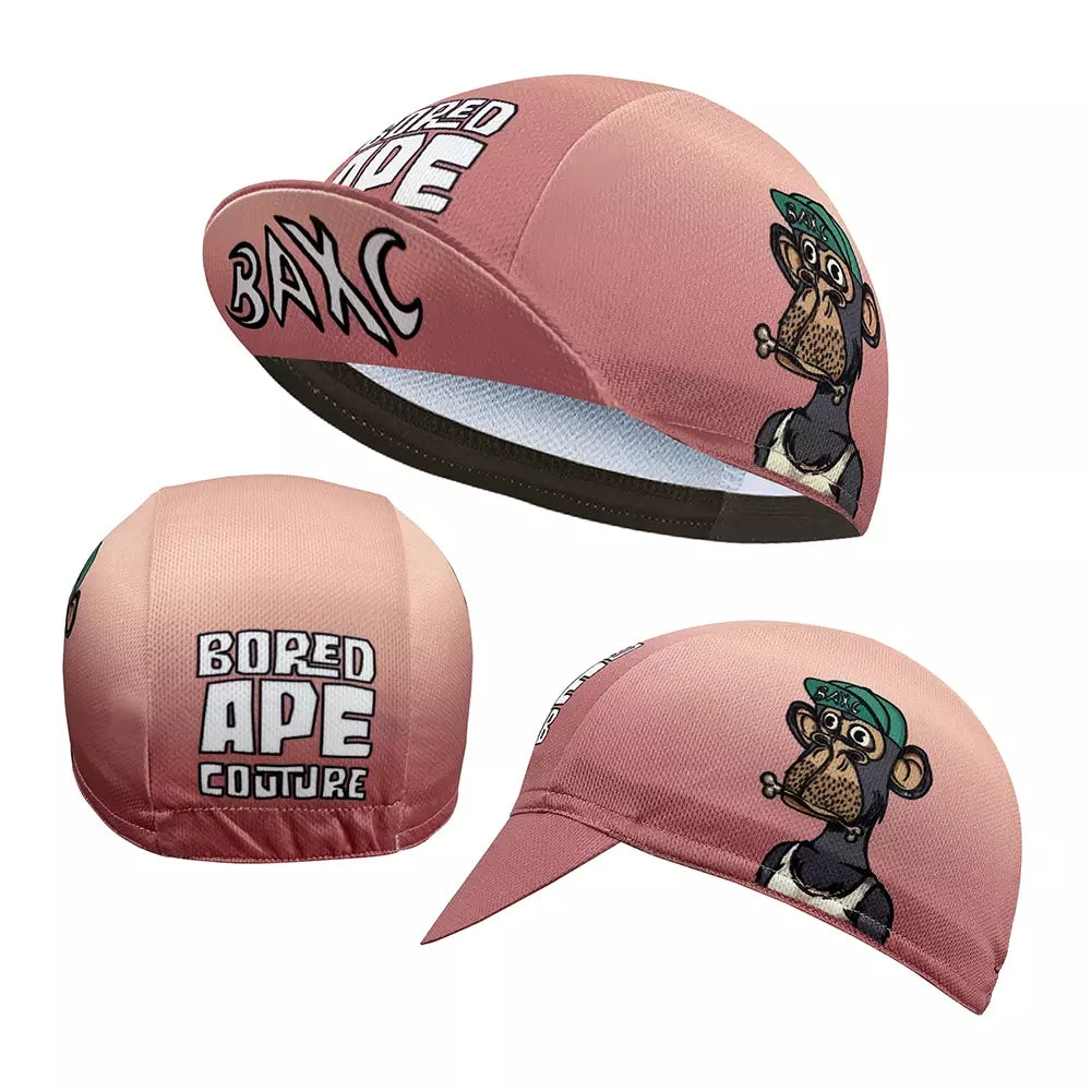 BAXC Bored Ape Couture Cycling Cap Acrylic Quick Dry Performance Hat