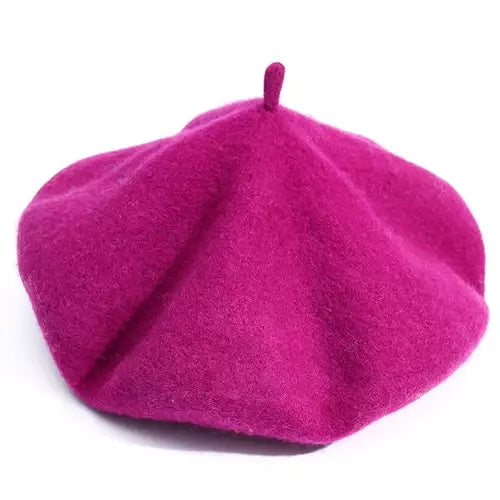 Baudelaire Knitted Wool Beret – Minimalist Soft French Style Hat