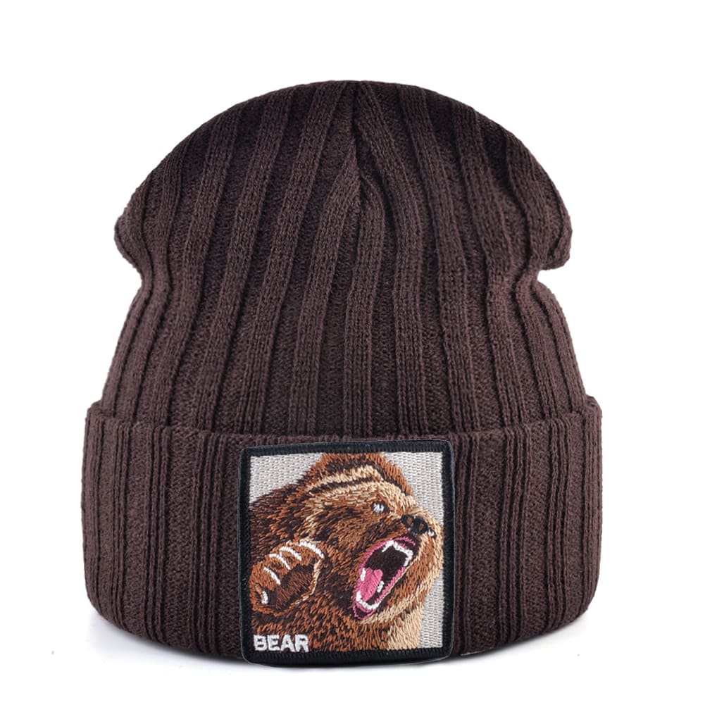 elastic-winter-hat-wild-animal-grizzly