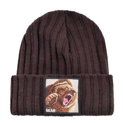 Bear Knitted Beanie Soft Acrylic Knit For All Day Warmth - Urban Caps
